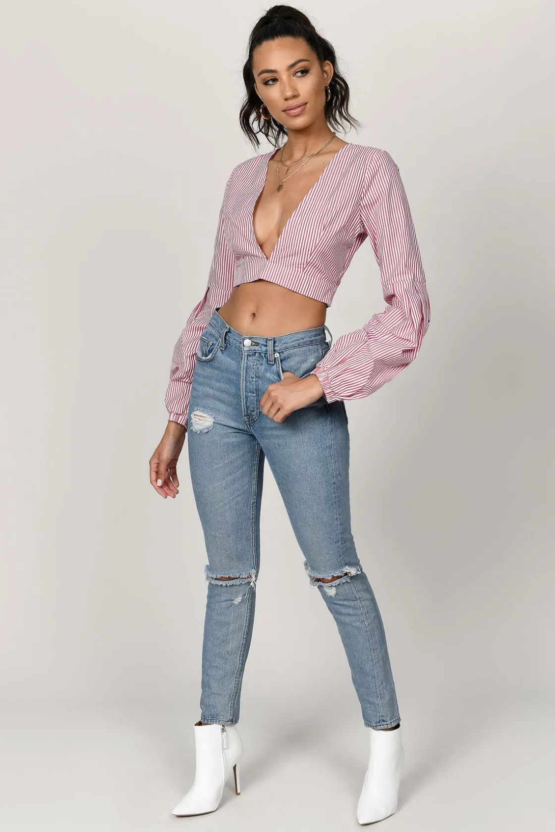 Tobi Boss Lady Crop Top -
