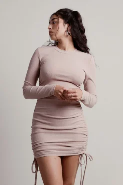 Tobi Boy Bye Ruched Bodycon Mini Dress -