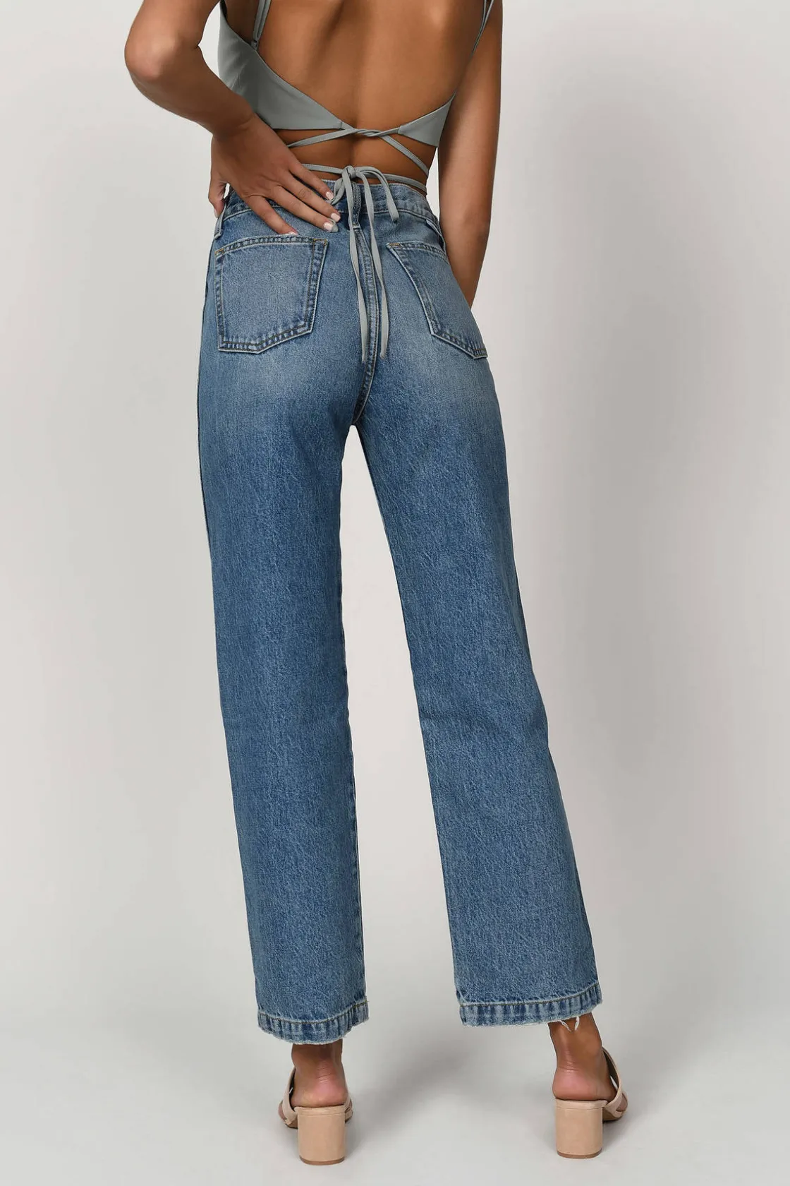 Tobi Boyish Kirby Straight Leg Jeans -