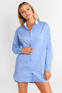 Tobi Brady Collared Shift Mini Dress -