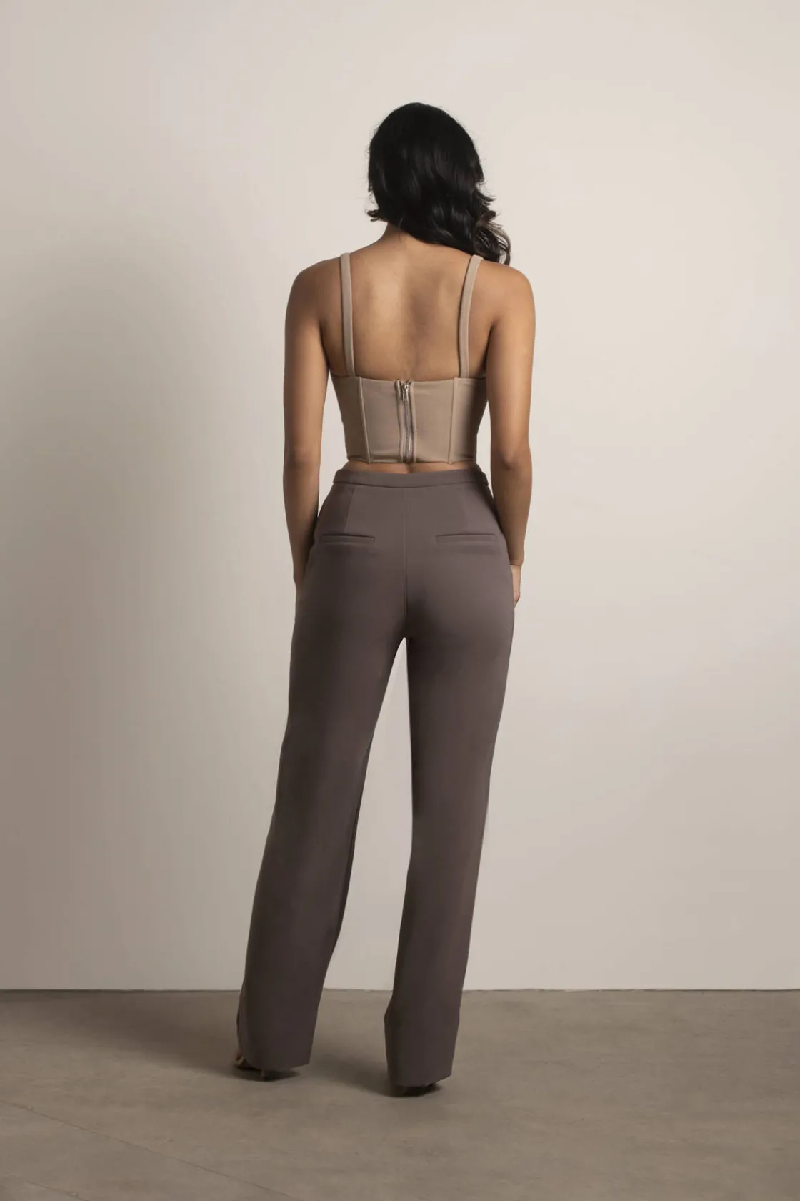 Tobi Brielle Straight Leg Trouser Pants