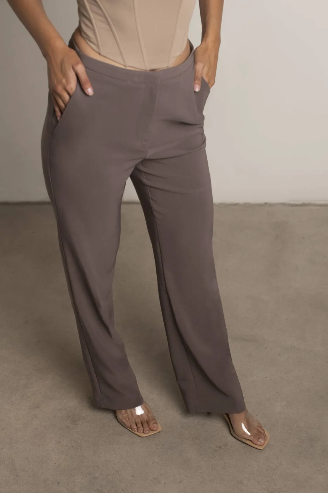 Tobi Brielle Straight Leg Trouser Pants
