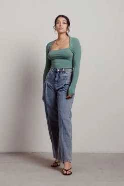 Tobi Brilliant Mind Long Sleeve Top -