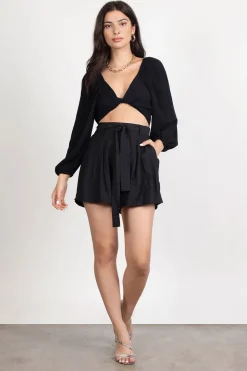Tobi Bristol Belted Shorts -
