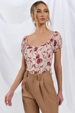 Tobi Britanna Floral Blouse -
