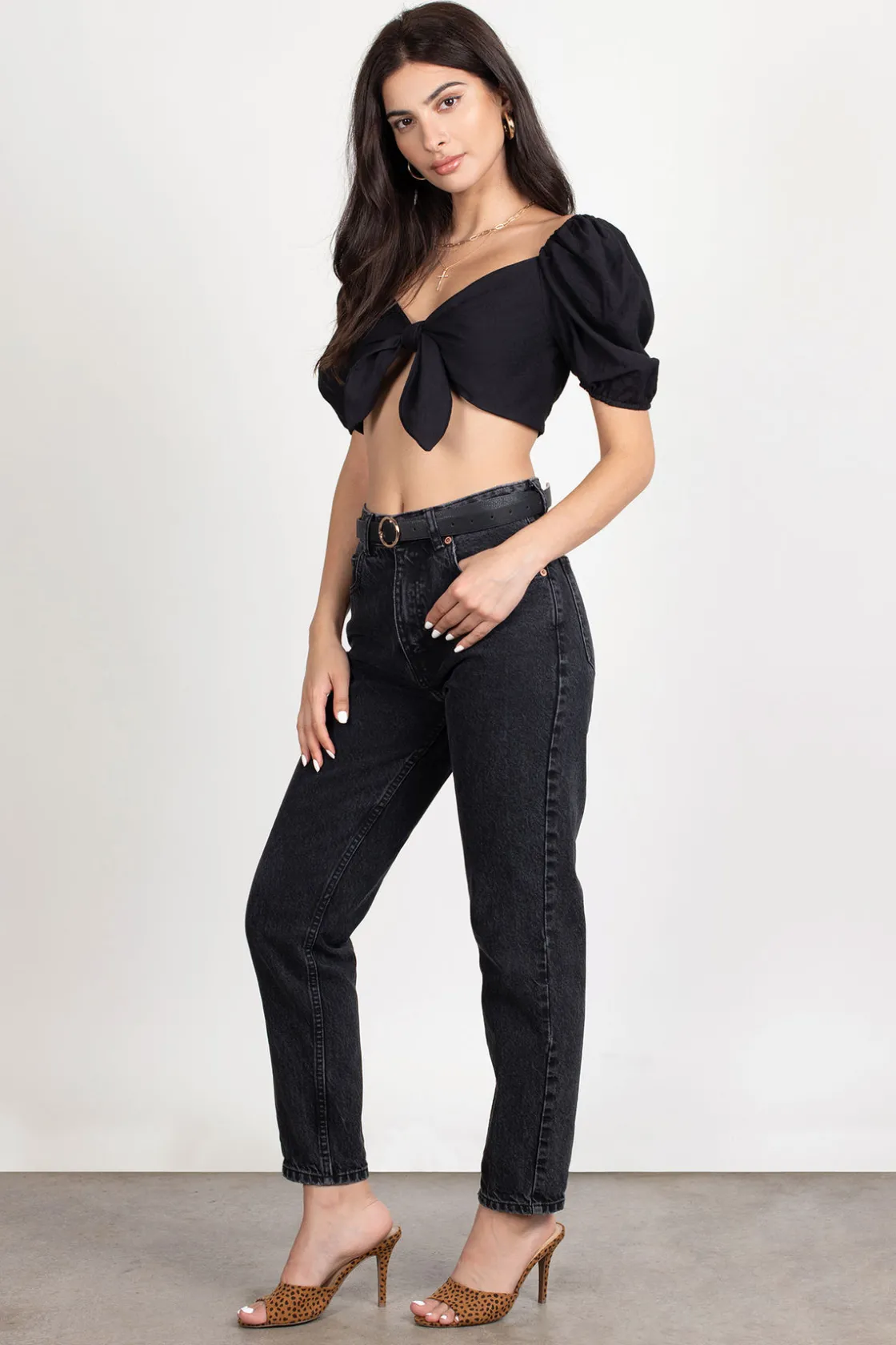 Tobi Burst Your Bubble Crop Top -