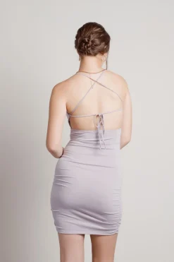Tobi Cailie Cross Back Bodycon Mini Dress -