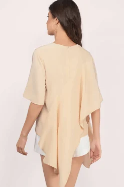 Tobi Cameo Disposition Silk Top -
