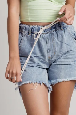 Tobi Can I Kick It Distressed Shorts -