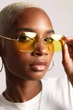 Tobi Capricorn Hexagon Shaped Sunglasses