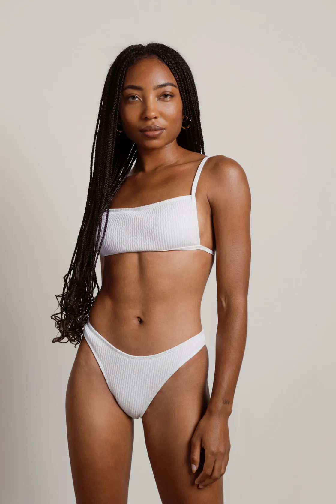 Tobi Carmella Smocked Bikini Set -