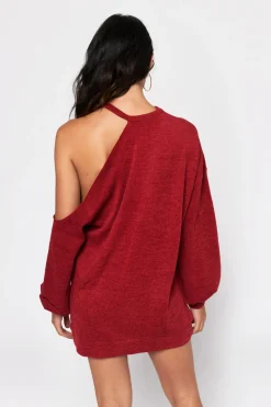 Tobi Carmen Cold Shoulder Cutout Mini Dress -