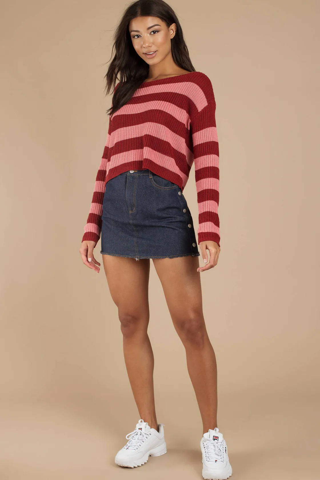 Tobi Caroline Striped Sweater -