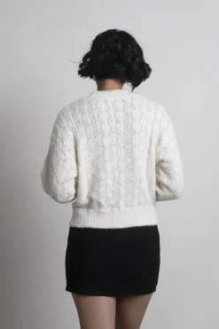 Tobi Casandra Fuzzy Sweater - Pink