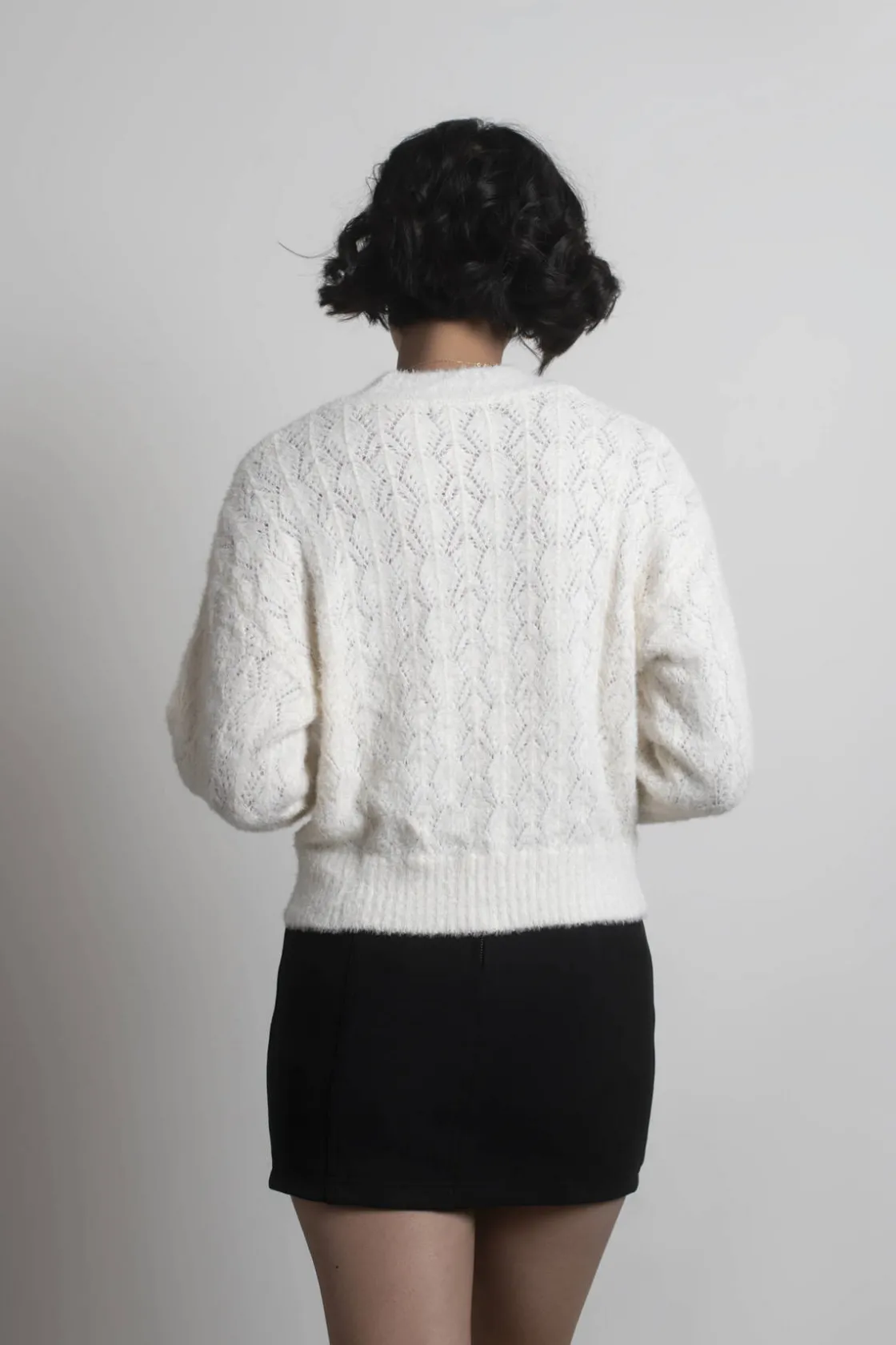 Tobi Casandra Fuzzy Sweater - Pink