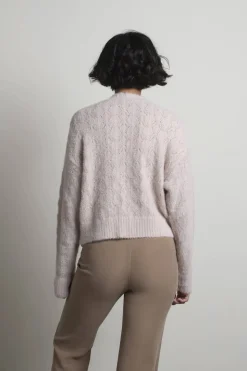 Tobi Casandra Fuzzy Sweater - Pink