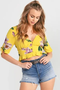 Tobi Catching Feelings Floral Blouse -
