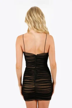 Tobi Catlin Mesh Corset Mini Dress -