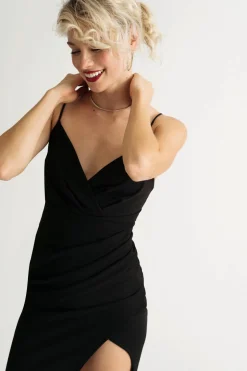Tobi Catrina Slit Bodycon Midi Dress -