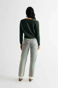 Tobi Cece Crop Cardigan - Green