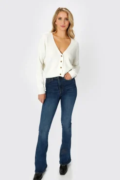 Tobi Cece Crop Cardigan - Green