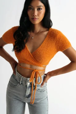 Tobi Center Stage Crop Top - Blue