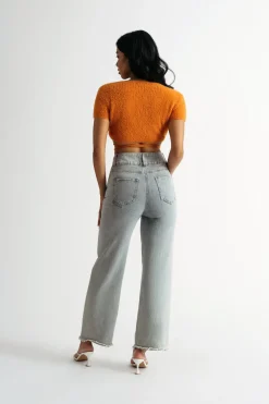 Tobi Center Stage Crop Top - Blue