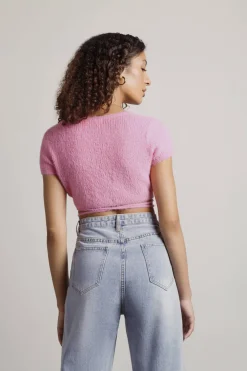 Tobi Center Stage Crop Top - Blue