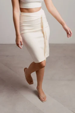 Tobi Chantelle Sweater Midi Skirt -