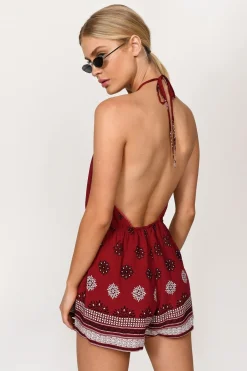 Tobi Cherish Backless Romper -
