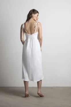Tobi Cherish This Moment Sweetheart Wrap Midi Dress -