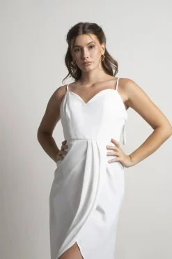 Tobi Cherish This Moment Sweetheart Wrap Midi Dress -