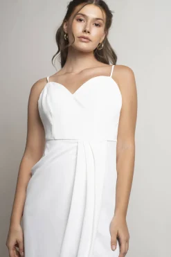 Tobi Cherish This Moment Sweetheart Wrap Midi Dress -
