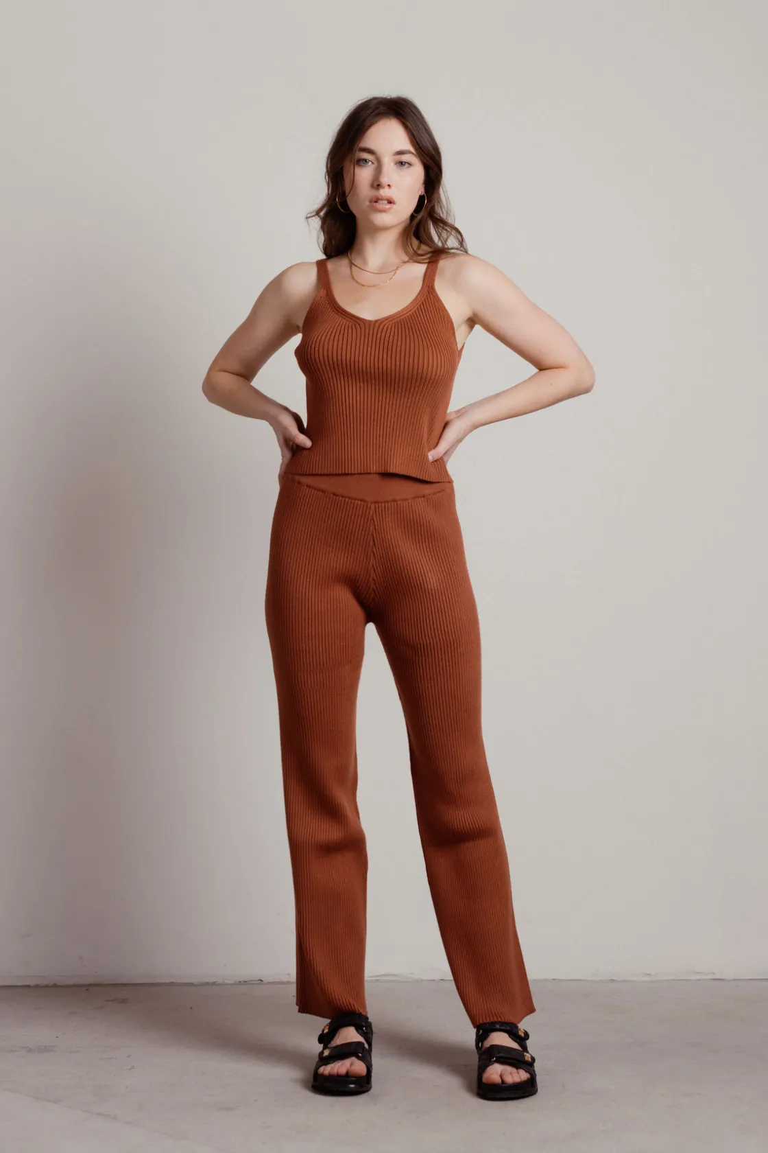 Tobi Chosen One Sweater Top And Pants Lounge Set -