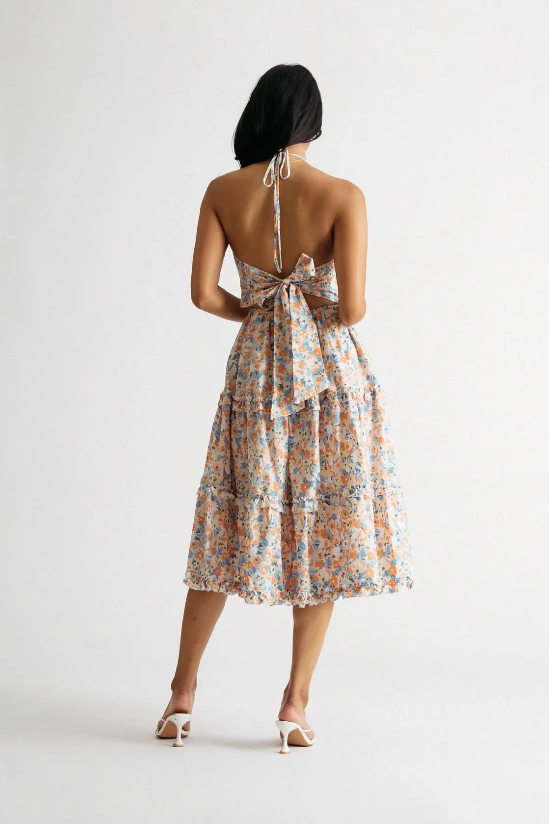 Tobi Christine Floral Skater Mini Dress -