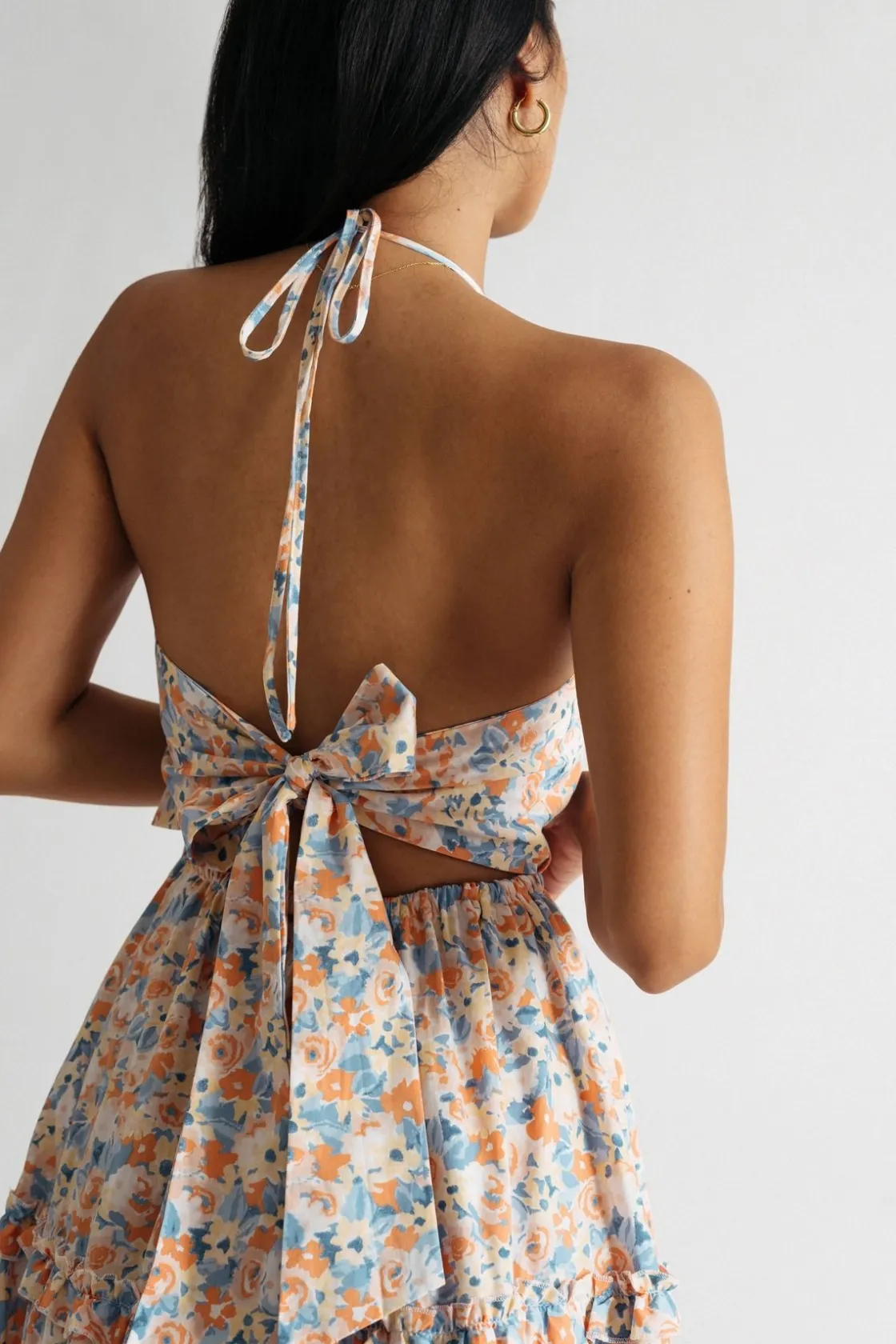 Tobi Christine Floral Skater Mini Dress -