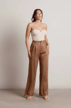 Tobi Cillian Strap Ribbed Sweater Knit Bodysuit