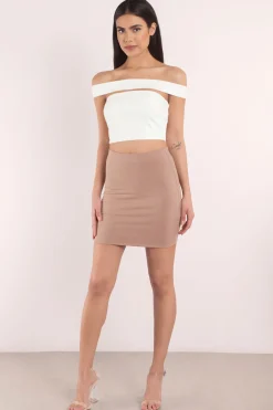 Tobi Claudia Crop Top - White