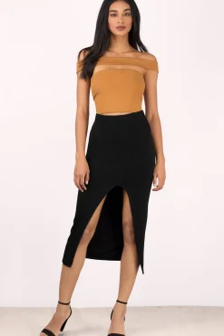 Tobi Claudia Crop Top - White