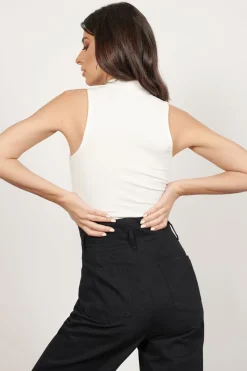 Tobi Clear Cut Crop Top -