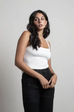 Tobi Closer To Me Square Neck Bodysuit -