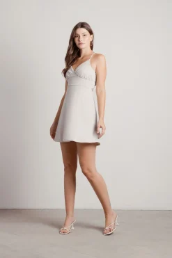 Tobi Clovis Cross Back A-Line Mini Dress -