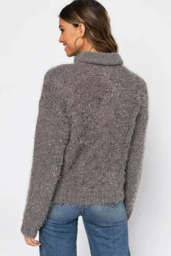 Tobi Come With Me Turtle Neck Sweater - White