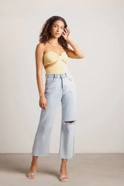 Tobi Common Sense Cutout Bodysuit -
