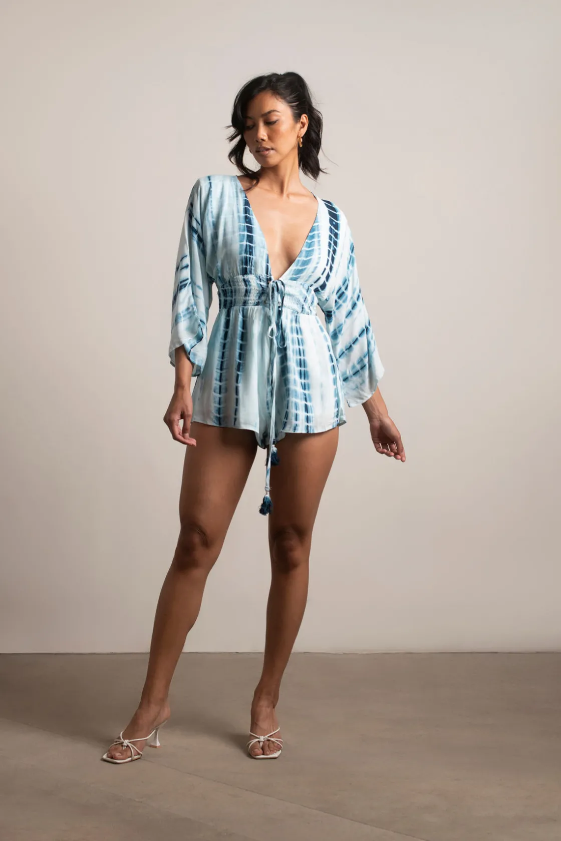 Tobi Cosette Plunging Romper -