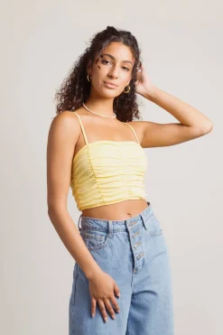Tobi Countless Memories Crop Top - Ivory