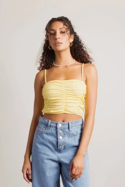 Tobi Countless Memories Crop Top - Ivory