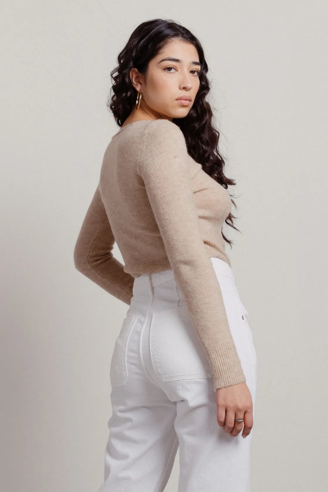 Tobi Cozette Diagonal Sweater -