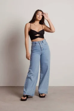 Tobi Crash Into You Crop Top - Olive