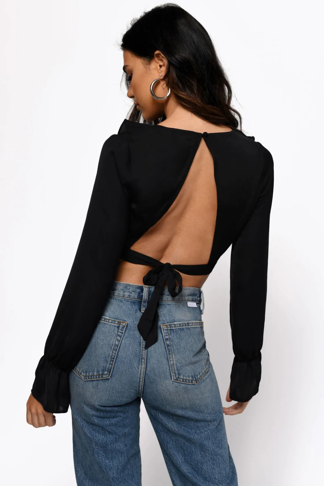Tobi Crop Top - Dark Rose